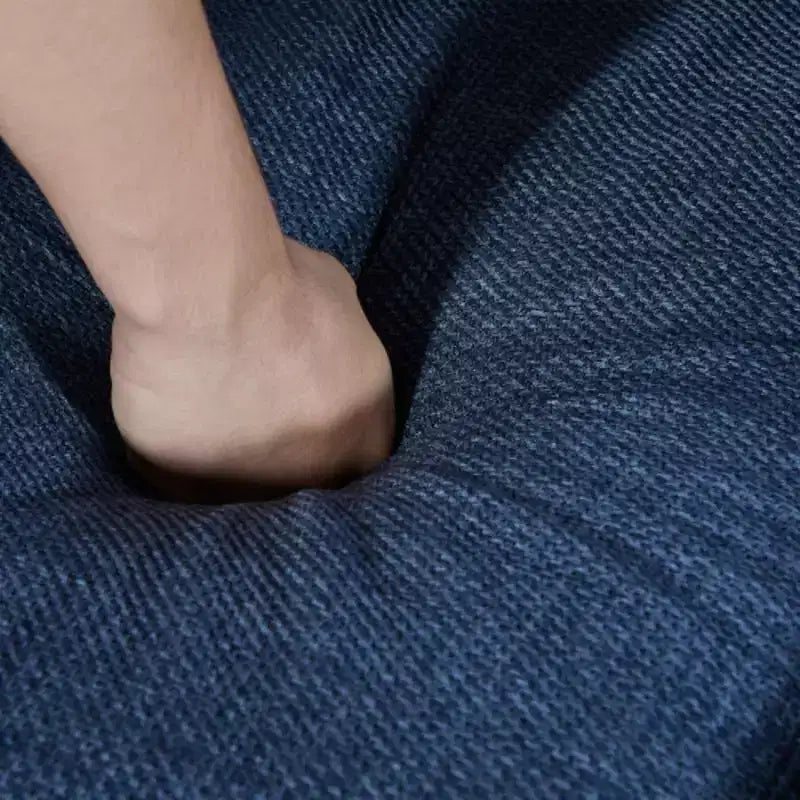 Sofá versátil de 2 plazas con 2 cojines y patas metálicas