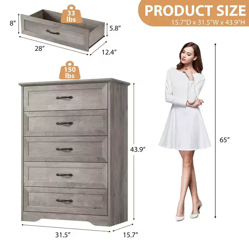 Cómoda moderna de 6 cajones, organizadores y almacenamiento de ropa para armario, cómodas modernas