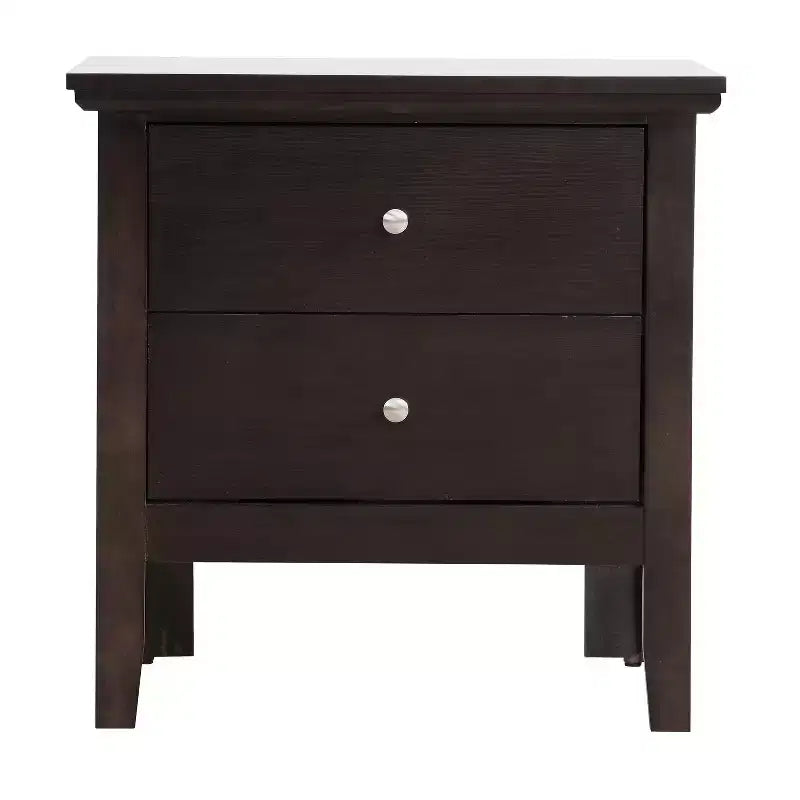 Mesa de Noche Rectangular de Madera de Cerezo para Sala y Dormitorio