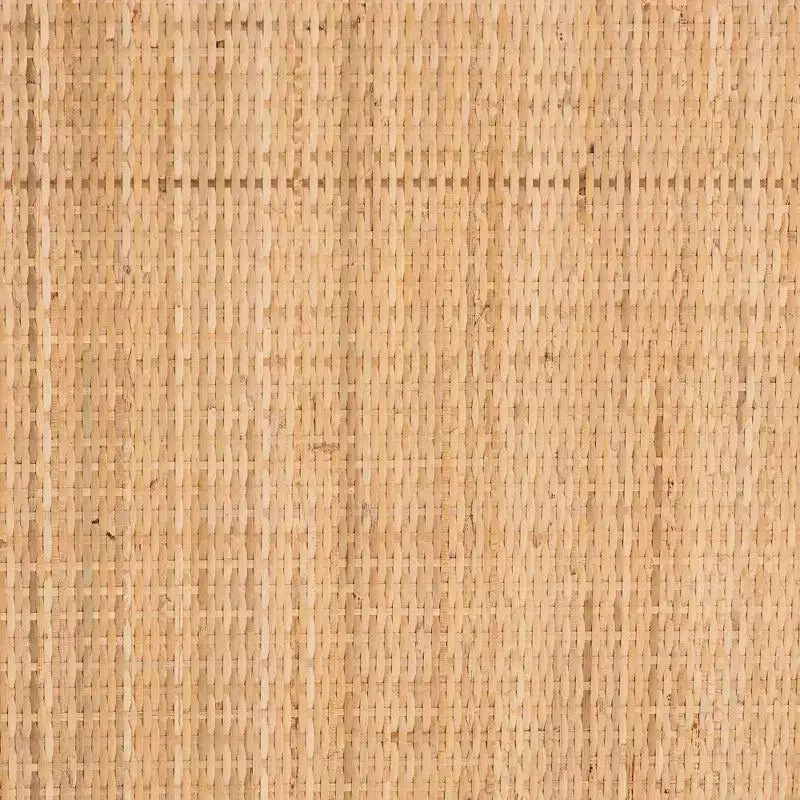 Gabinete de almacenamiento de ratán natural: Hecho a mano, 2 estantes, diseño bohemio