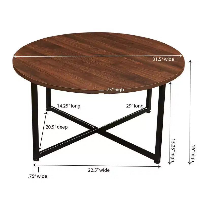 Mesa de centro redonda