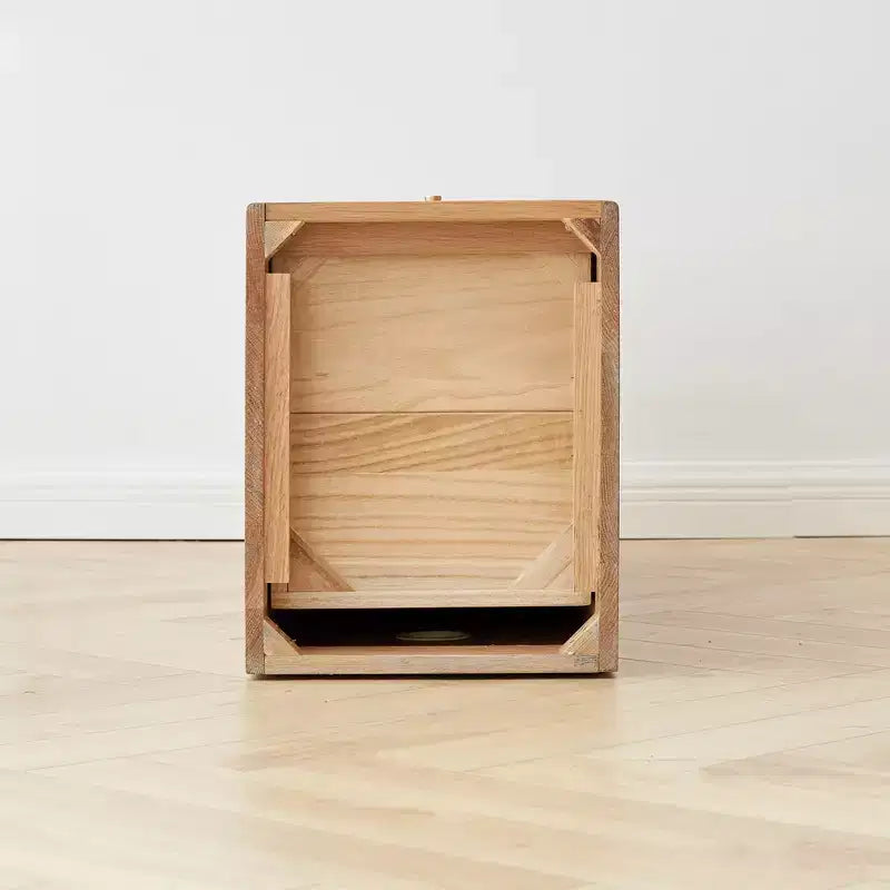 Mesita de noche con 4 cajones, mesa auxiliar de madera con almacenamiento, cómoda pequeña organizadora, armario de almacenamiento independiente para dormitorio, pasillo, espacios pequeños
